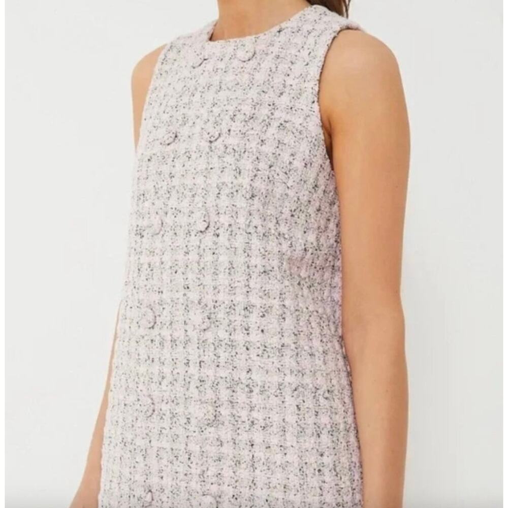 NWT Tuckernuck Pomander Place Pink Tweed Mini Dress | Small - Picture 6 of 11